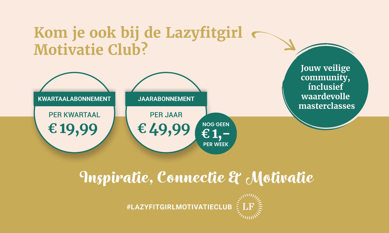 Lazyfitgirl Motivatie Club prijzen