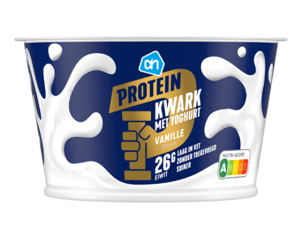 AH protein kwark met yoghurt vanillesmaak