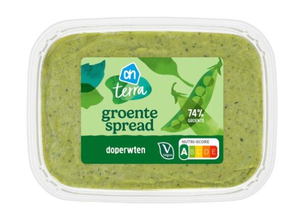 AH Terra plantaardige groentespread doperwten