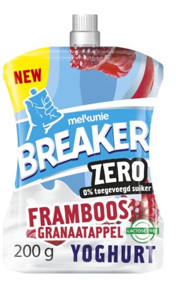 Melkunie Breaker zero framboos granaatappel