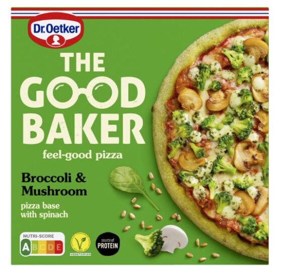 Dr. Oetker The good baker pizza broccoli & mushroom