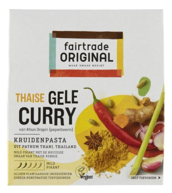 Fairtrade original kruidenpasta gele curry