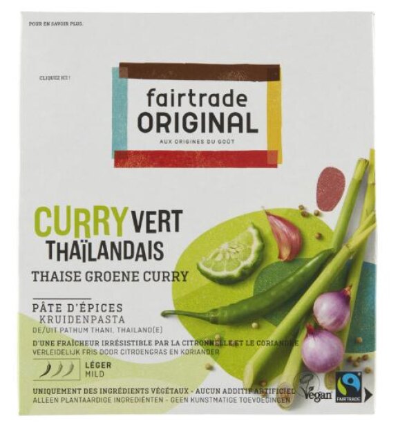 Fairtrade original groene curry kruidenpasta