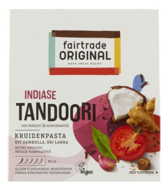Fairtrade original tandoori kruidenpasta