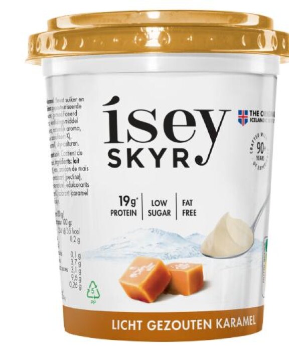 Isey skyr licht gezouten caramel (groot)