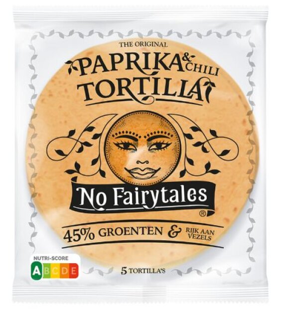 No Fairytales paprika & chili tortilla
