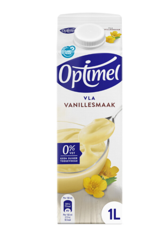 Optimel magere vla vanille, alle smaken optimel passen binnen de methode
