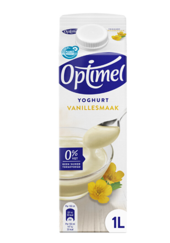 Optimel magere yoghurt vanille