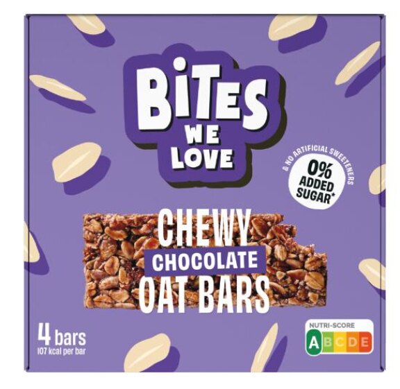 BitesWeLove chewy chocolate oat bars (af en toe ivm vetten)